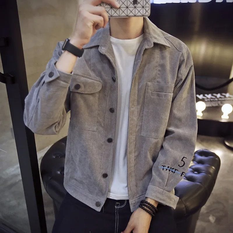 Herren Cord Hemdjacke – Perfekt für einen ordentlichen britischen Look!